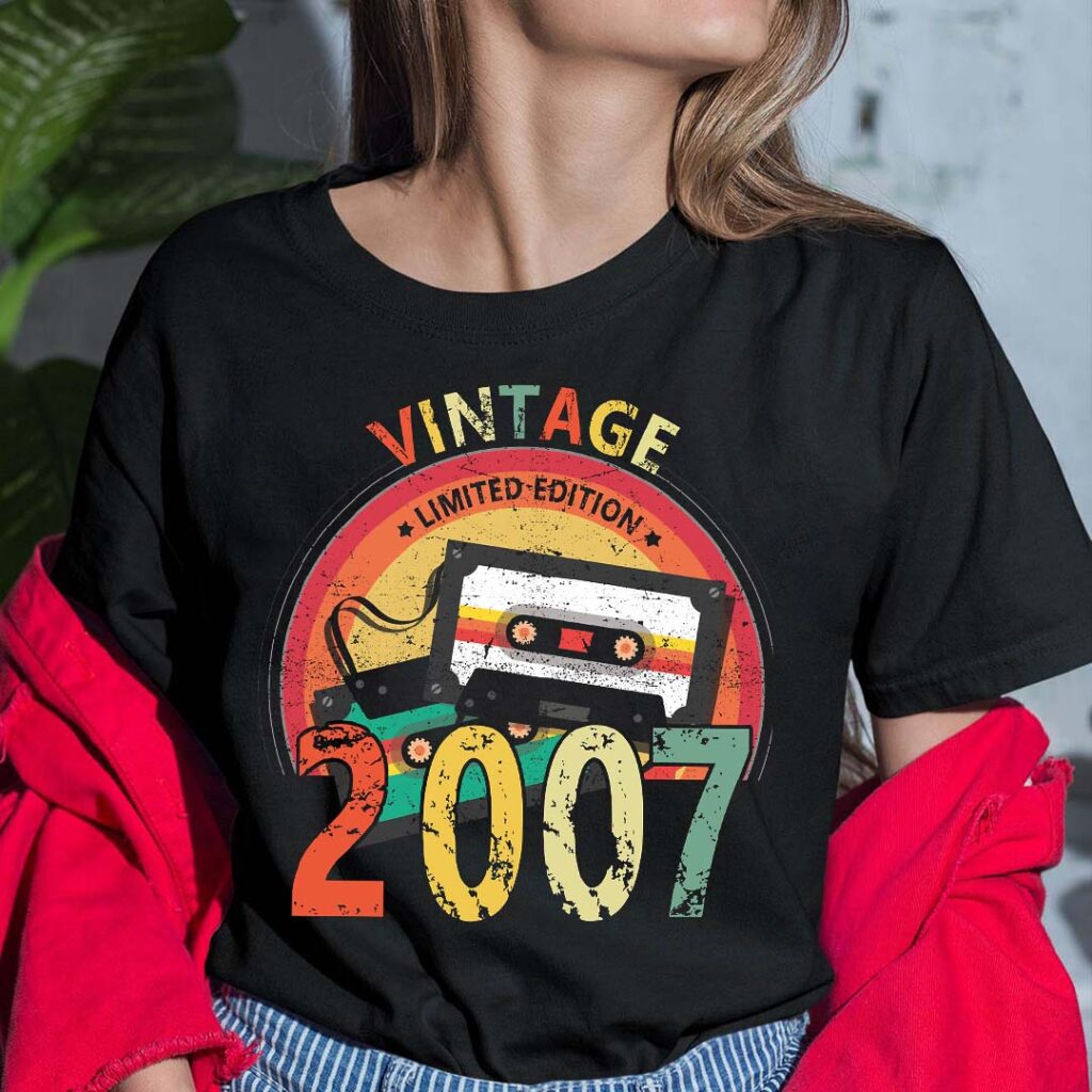 Vintage Best Of 2007 Happy 15th Birthday T Shirt