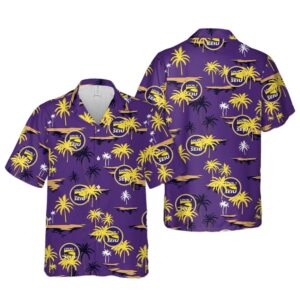 Canada SEIU Local 1 Button Up Hawaiian Shirt 1