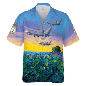 RAF No 8 Squadron E 7 Wedgetail Cheap Hawaiian Shirt 2
