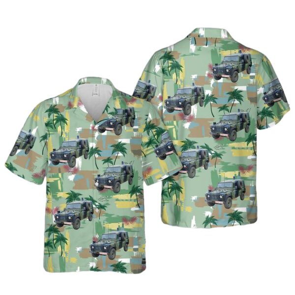 Royal Military Police Land Rover Defender Hawaiian Shirt Outfit