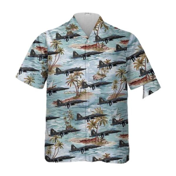 US Air Force T-38 Talon 509th Follow Us WM-442 Aloha Hawaiian Shirt