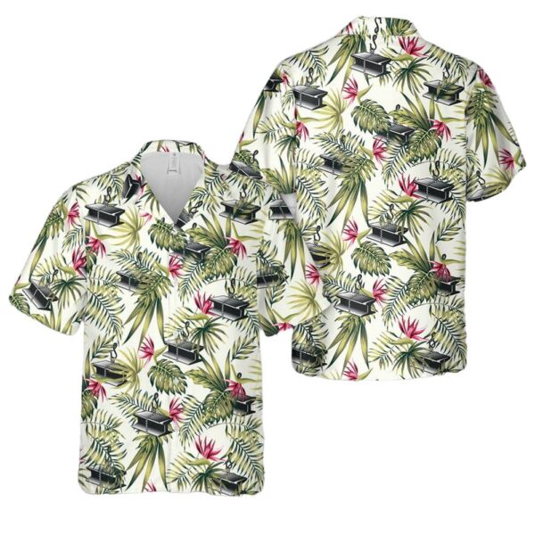 US Navy Seabee Steelworker (SW) Rate Insignia Hawaiian Shirt Outfit