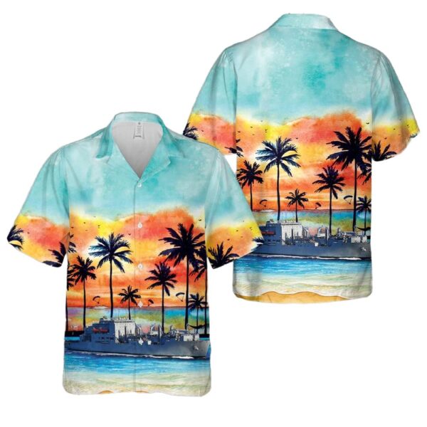 US Navy USNS Sacagawea (T-AKE-2) Hawaiian Shirt Outfit