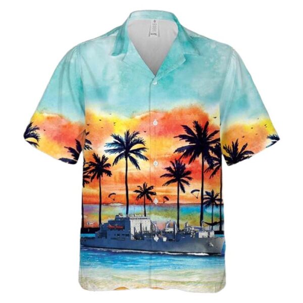 US Navy USNS Sacagawea (T-AKE-2) Hawaiian Shirt Outfit