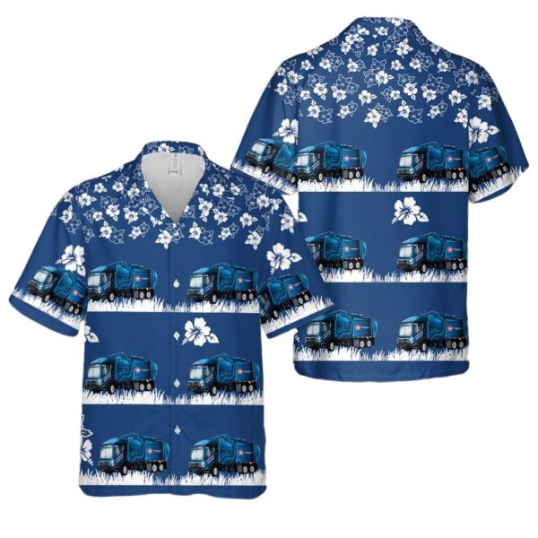 US Republic Services Waste Management Hawaiian Shirt Cheap