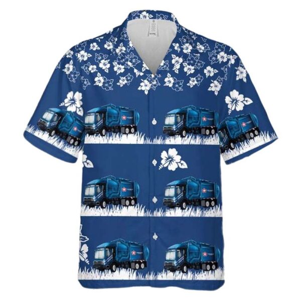 US Republic Services Waste Management Hawaiian Shirt Cheap