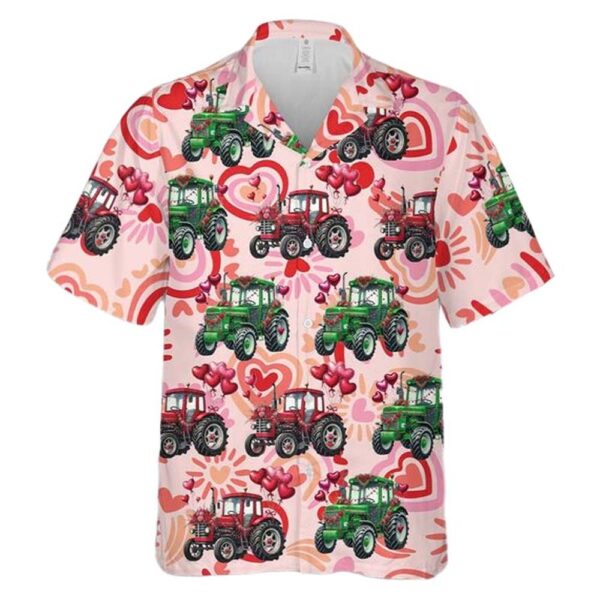 Valentine Tractor Farm Cheap Hawaiian Shirt