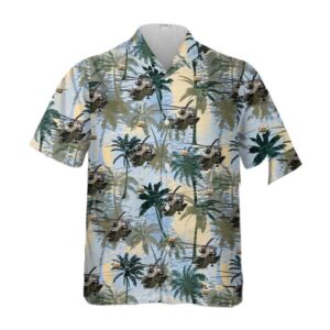 Bundeswehr Sikorsky CH 53 Sea Stallion Button Up Hawaiian Shirt 2