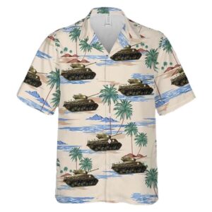 Korean War Veteran M4A3(76)W HVSS Fort Jackson South Carolina USA Hawaiian Shirt Cheap