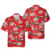 Royal New Zealand Air Force RNZAF No 40 Squadron Lockheed C-130H Hercules Button Up Hawaiian Shirt