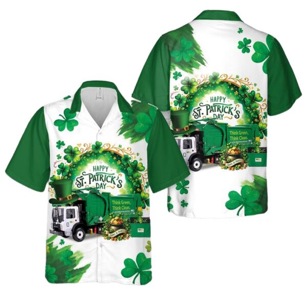 Saint Patrick’s day Waste Management Hawaiian Shirt Cheap