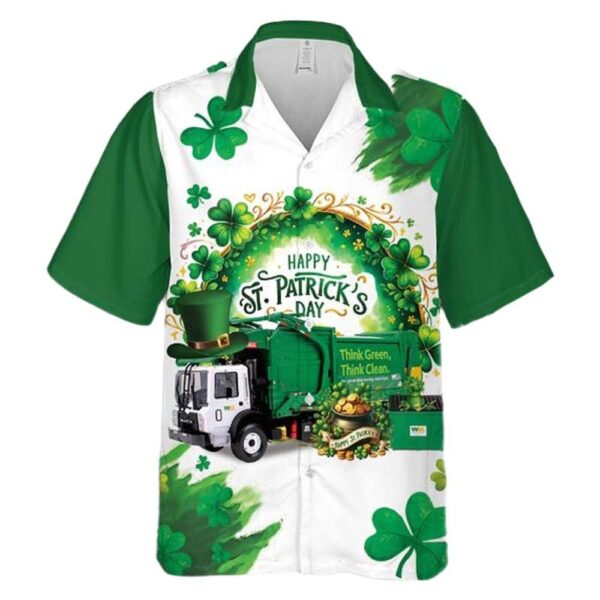 Saint Patrick’s day Waste Management Hawaiian Shirt Cheap