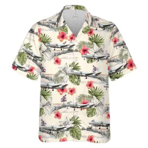 Swedish Air Force Saab 340 Aloha Hawaiian Shirt